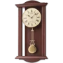 DUAL CHIME MUSICAL OAK WOOD PENDULUM CLOCK