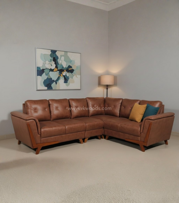 The Teak Sectional Sofa