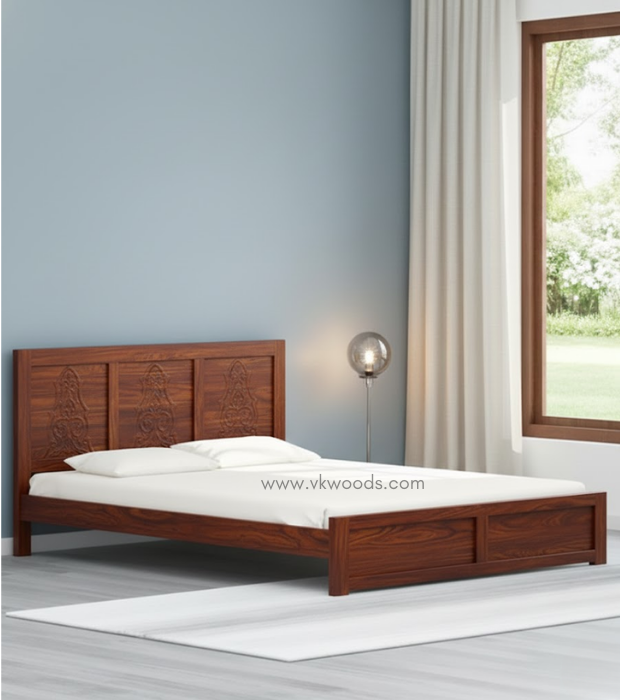 The Dark Walnut Frame bed