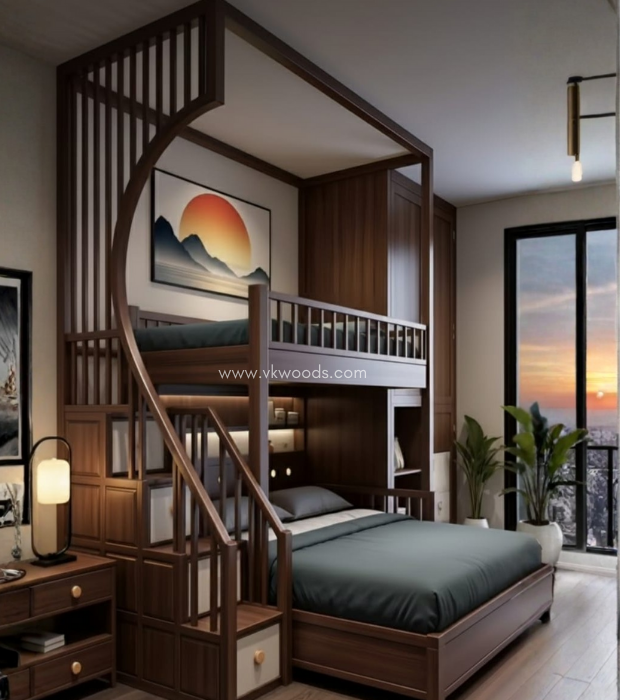 The Deluxe Dual-Level Bed