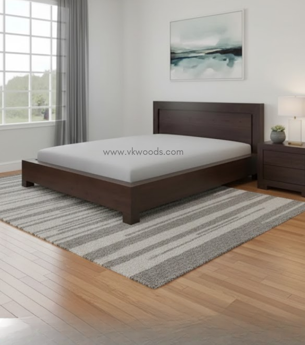 The Solid Wood Bed