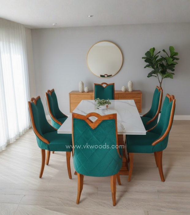 The Wingback Modern Dining set