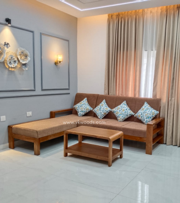 The Wood Chaise Sofa