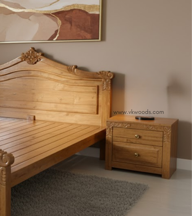 The teak Scroll Drawer