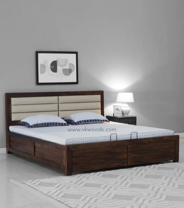 The teak storage bed