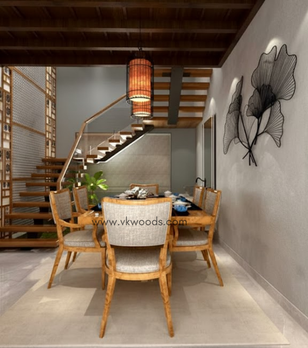 The teakwood dining Table