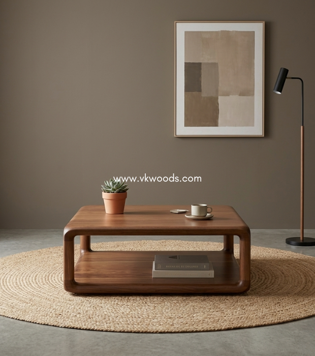 The Contour Solid Wood Table
